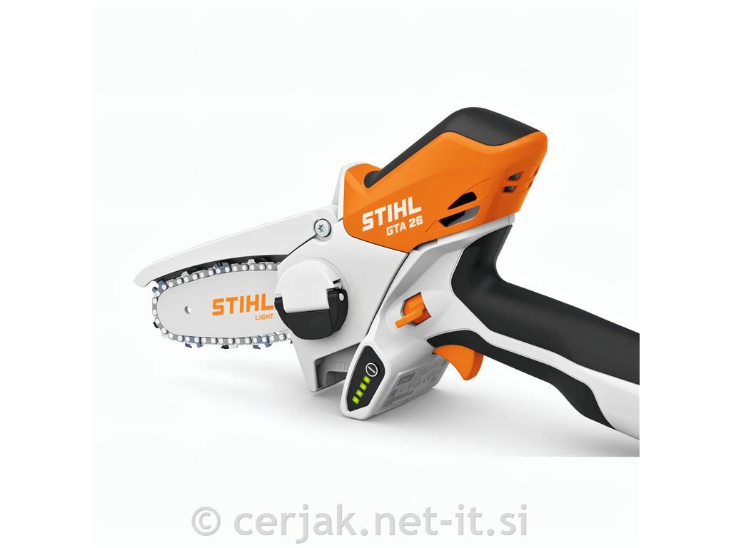 Enoročna akumulatorska žaga GTA 26 STIHL