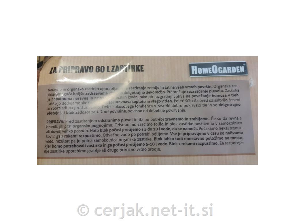 Homeogarden Organska zastirka 60 L