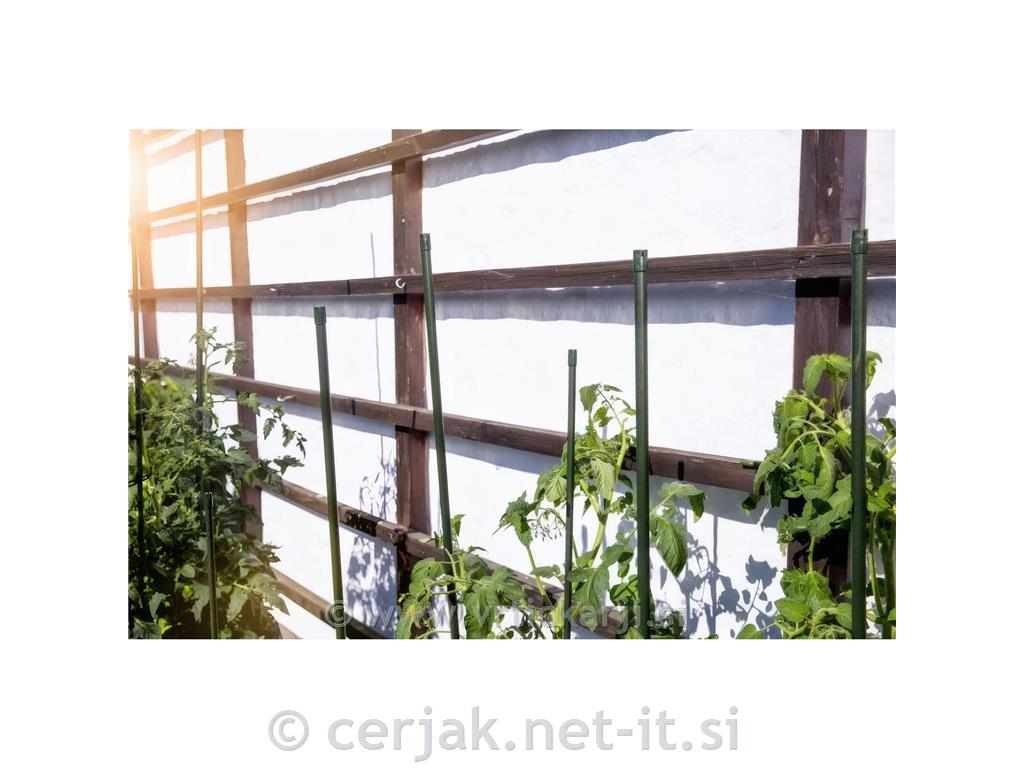 Oporna jeklena plastificirana palica 150×1,1cm