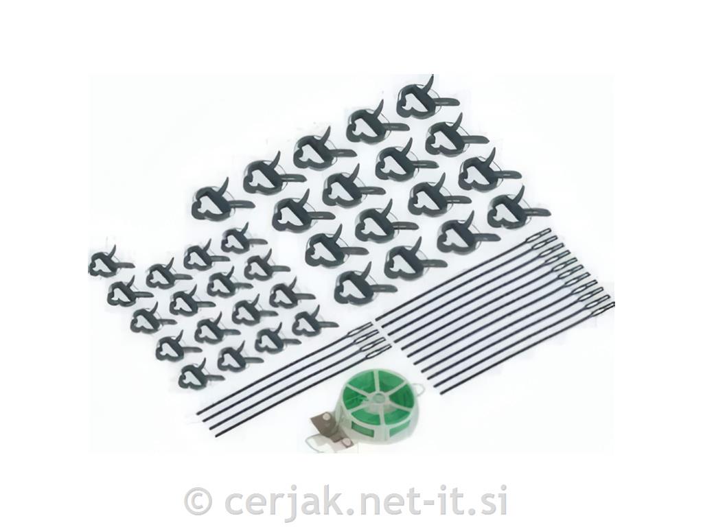Komplet za privezovanje rastlin, 50 delni