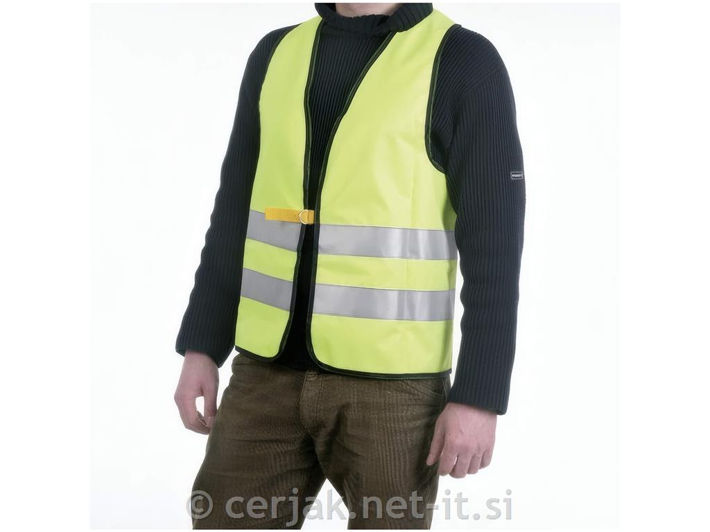 Brezrokavnik opozorilni reflex rumen