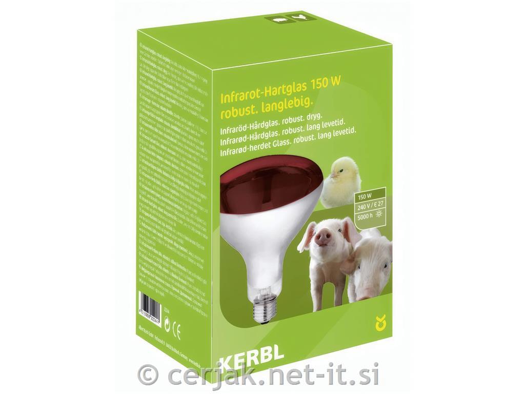Žarnica IR kaljeno steklo - 150W E-F