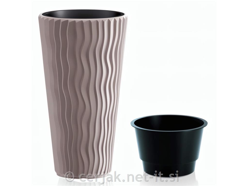 Vaza cvetlična Sand mocca, 35cm